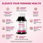 Caring for intimate health, eliminating vaginal odor – promoting gut balance and digestion – women's probiotics and prebiotics supplement