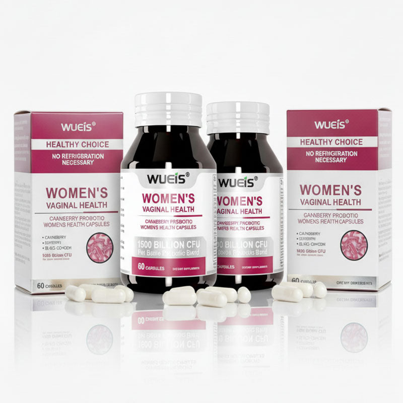Caring for intimate health, eliminating vaginal odor – promoting gut balance and digestion – women's probiotics and prebiotics supplement