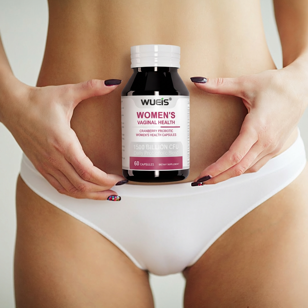 Caring for intimate health, eliminating vaginal odor – promoting gut balance and digestion – women's probiotics and prebiotics supplement