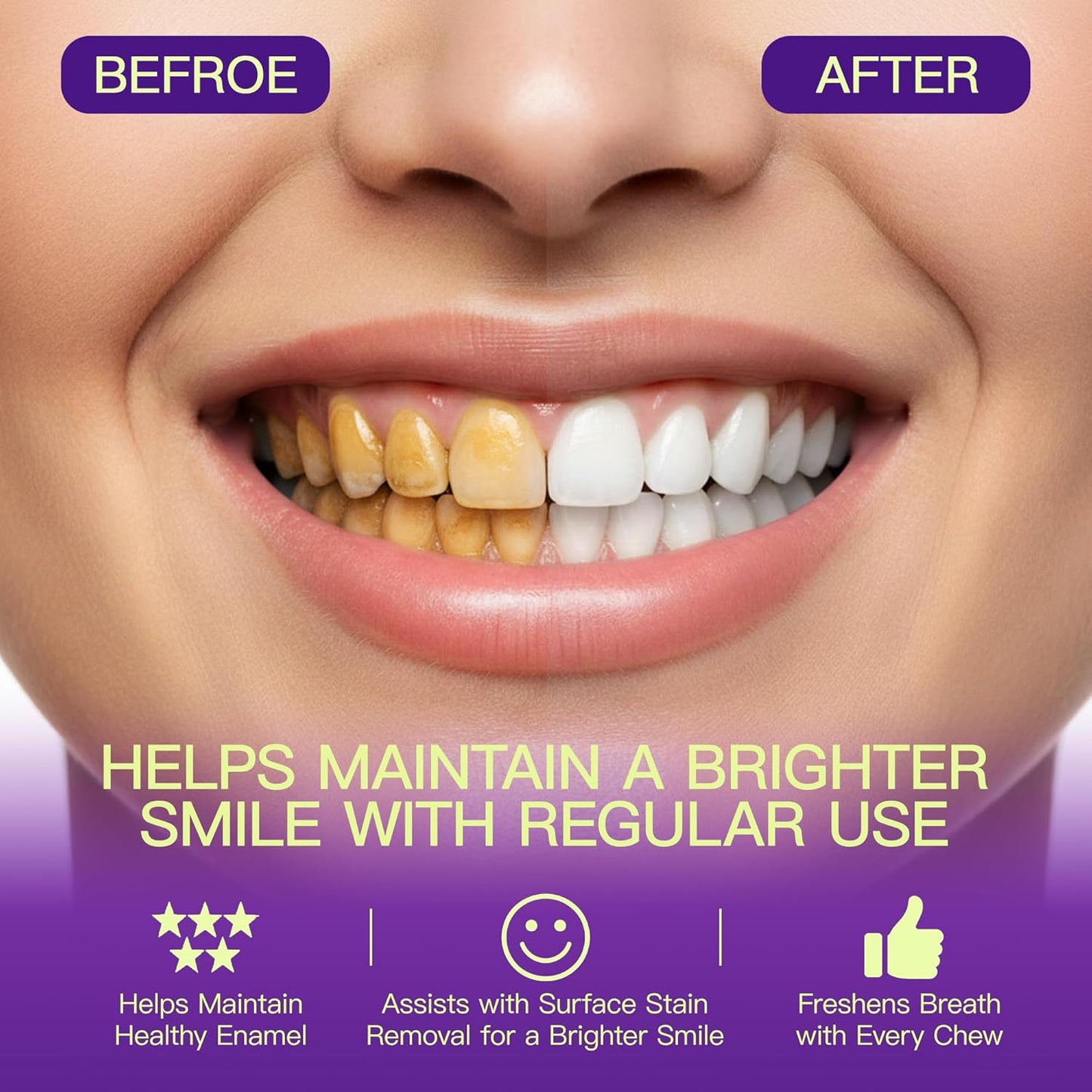 WUEIS® - Remineralizing Gum Teeth Whitening